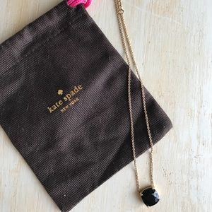 Kate Spade Black Gumdrop Necklace